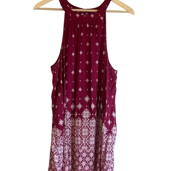 Torrid Whimsigoth Halter Neck Magenta Top Flowy Casual Summer Size 1, XL - Picture 1 of 10